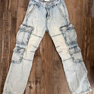 Abercrombie kids baggy jeans